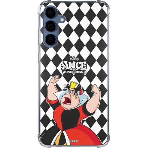 Disney Alice in Wonderland Queen of Hearts Off with their Head! Galaxy A35 5G Clear Case